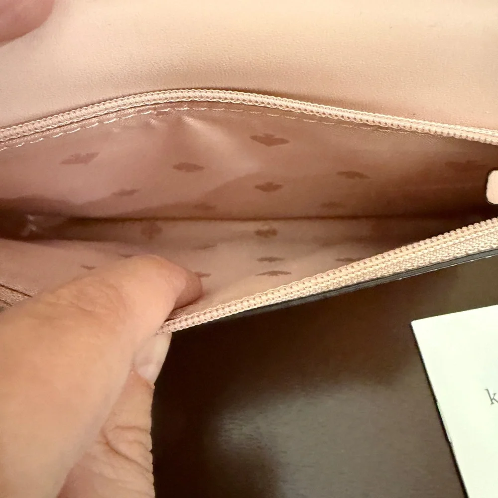 kate spade Pink and Hot Pink Flamingo Print Crossbody Bag - Picture 9 of 15